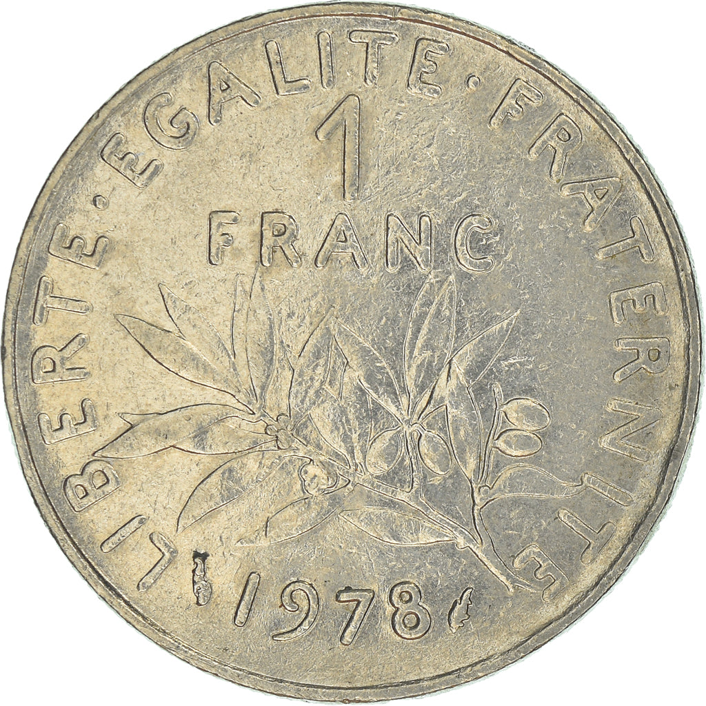 Monnaie, France, Franc, 1978