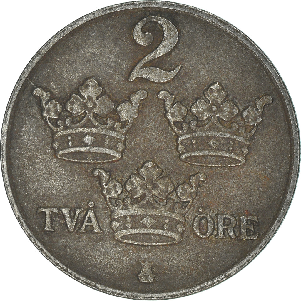 Moneta, Svezia, 2 Öre, 1946