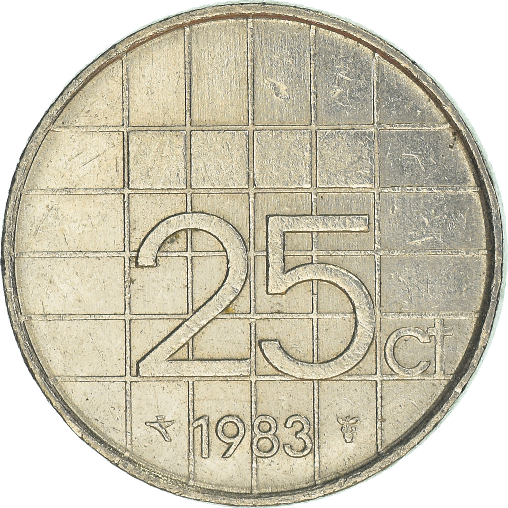 Munten, Nederland, 25 Cents, 1983