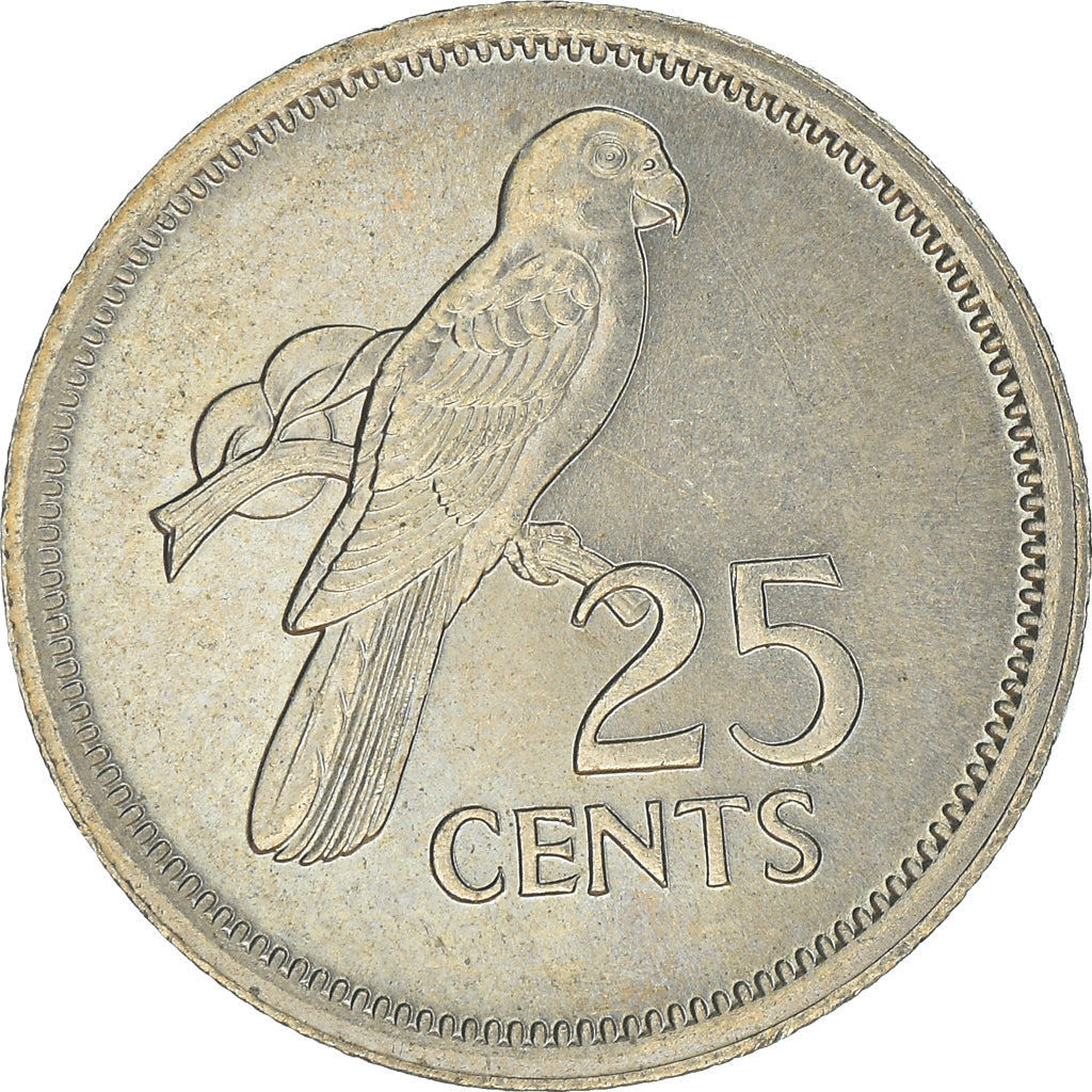 Moneda, Seychelles, 25 Cents, 1982