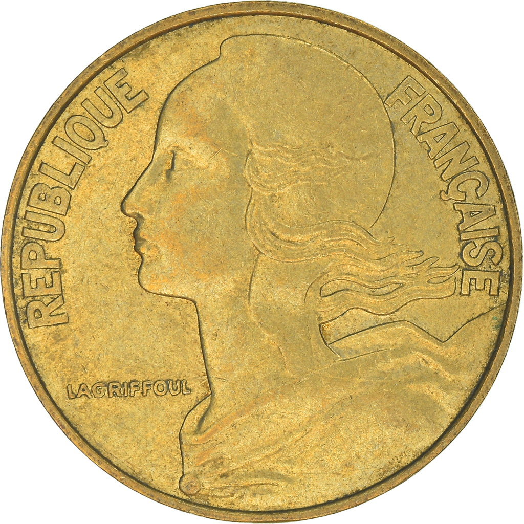 Moneda, Francia, 20 Centimes, 1983