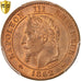 Monnaie, France, Napoleon III, Napoléon III, 2 Centimes, 1862, Bordeaux, PCGS