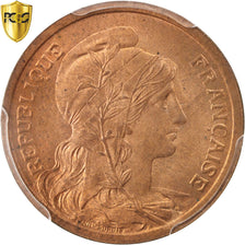 France, Dupuis, 2 Centimes, 1898, Paris, PCGS, MS64RB, Bronze, KM:841