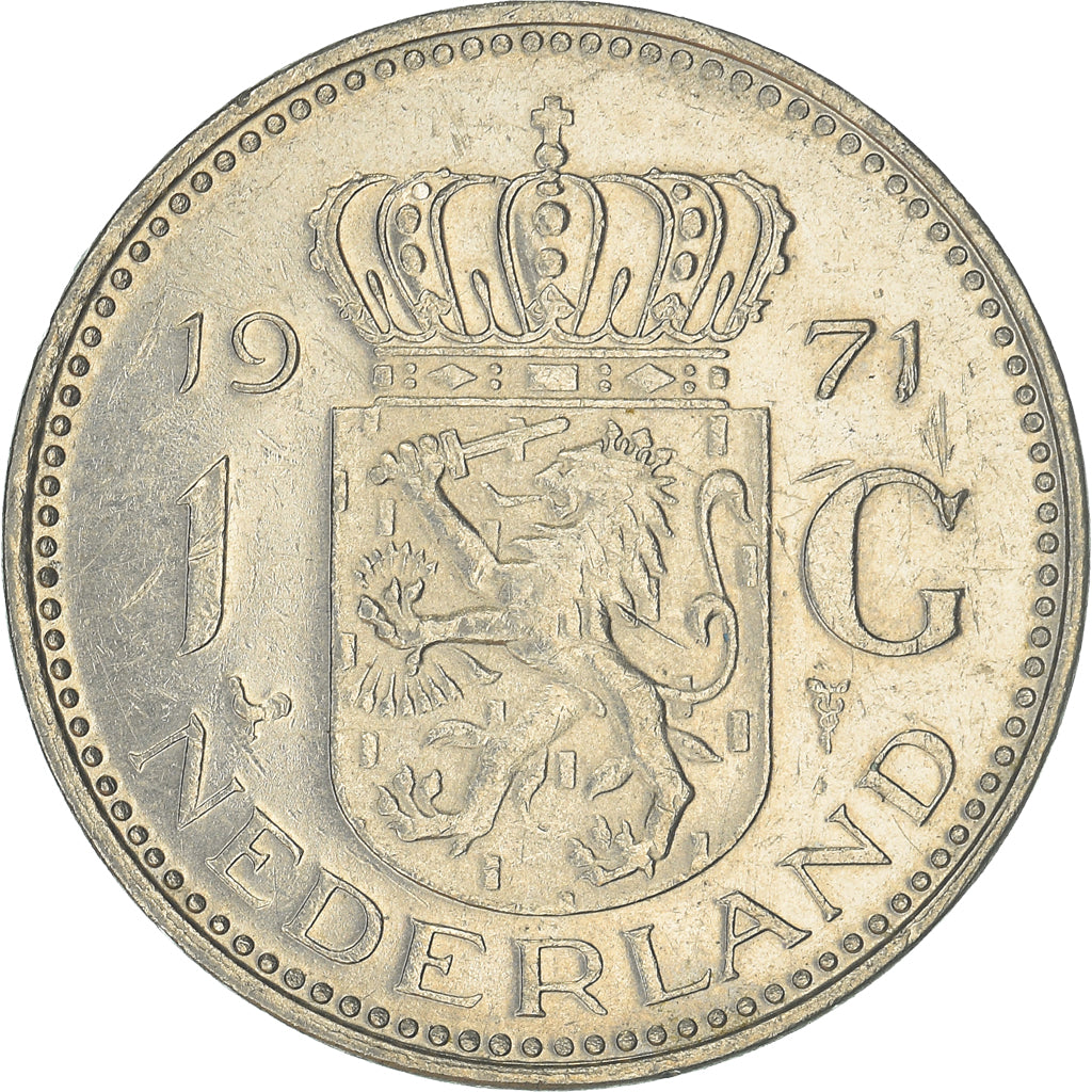 Münze, Niederlande, Gulden, 1971