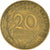 Moneta, Francja, 20 Centimes, 1967