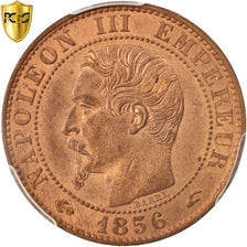 Monnaie, France, Napoleon III, Napoléon III, 5 Centimes, 1856, Paris, PCGS