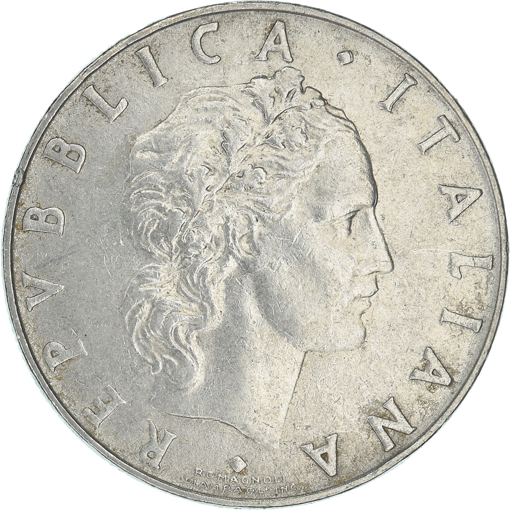 Moneta, Italia, 50 Lire, 1956