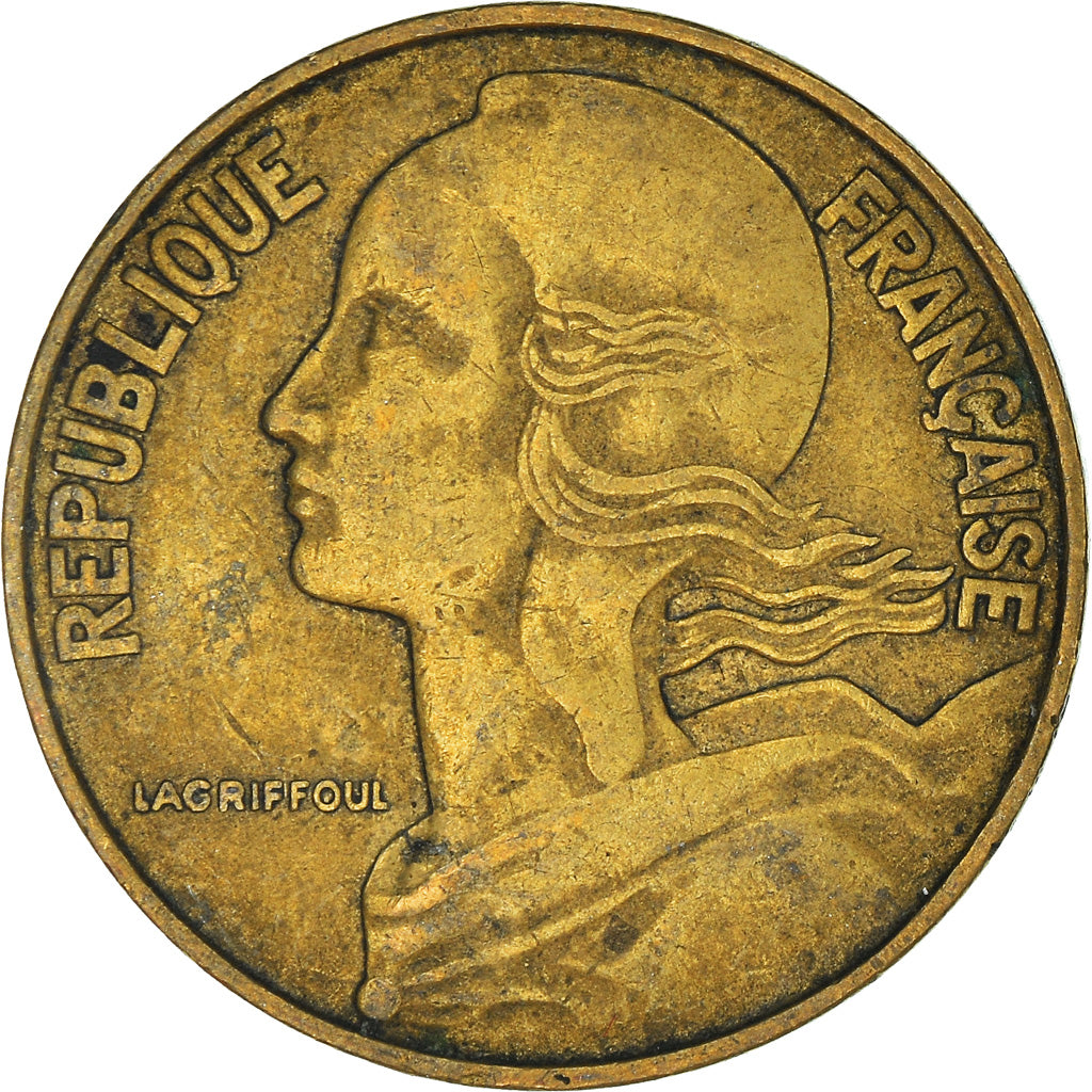 Coin, France, 20 Centimes, 1963