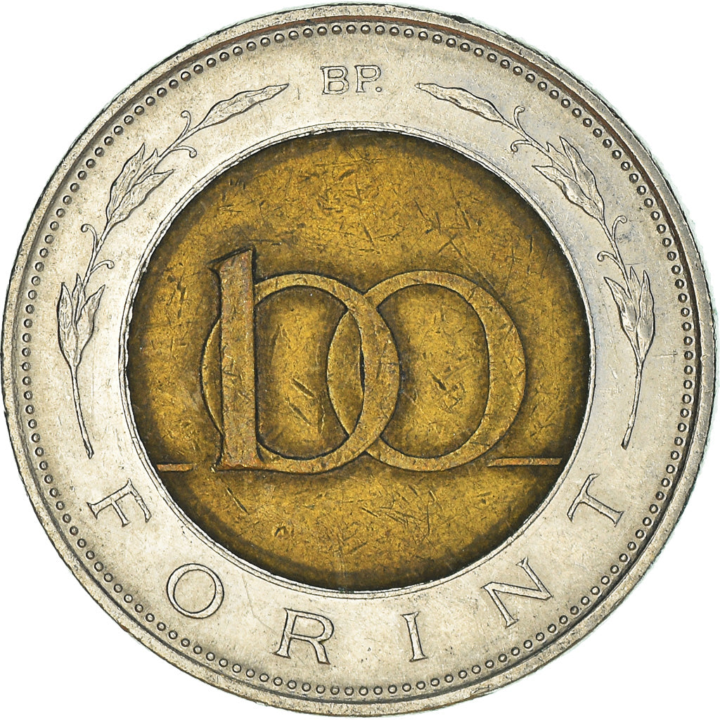 Moneda, Hungría, 100 Forint, 1996