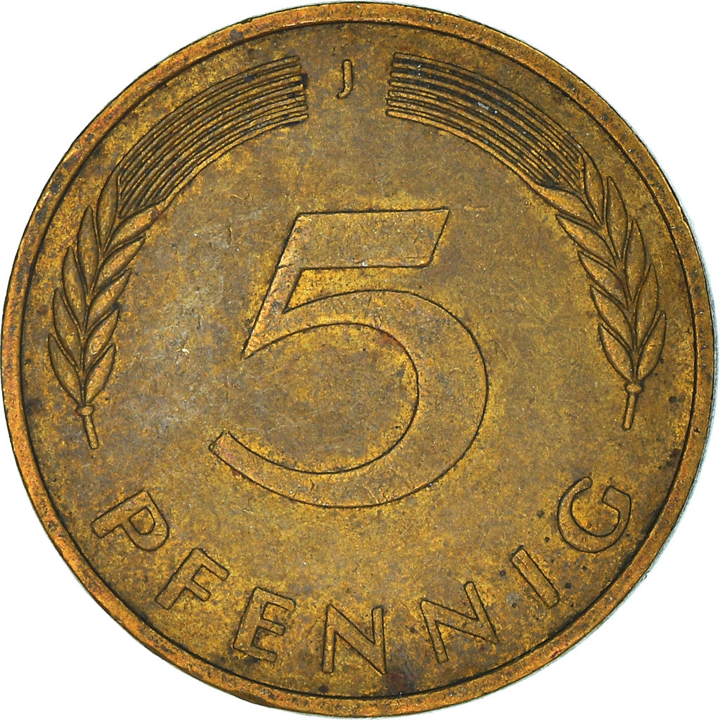 Moeda, ALEMANHA - REPÚBLICA FEDERAL, 5 Pfennig, 1978