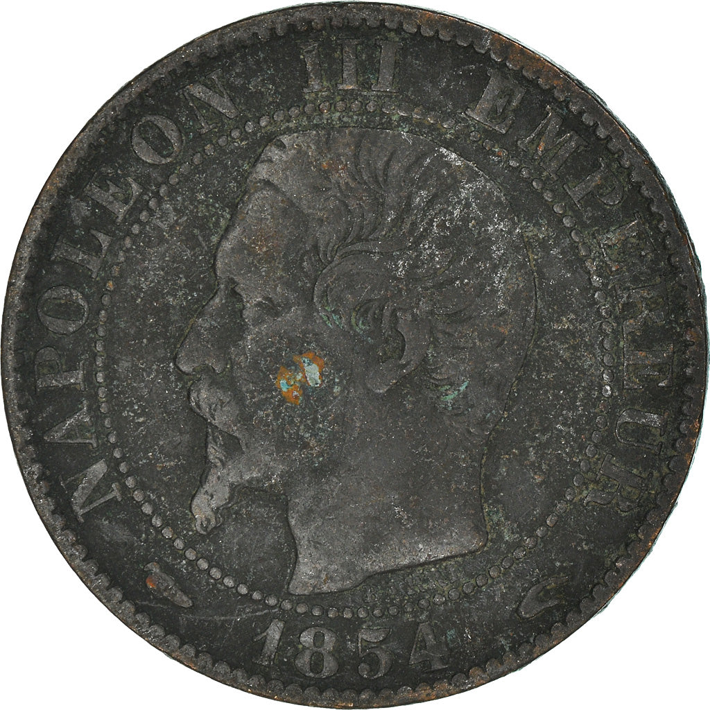 Coin, France, 5 Centimes, 1854