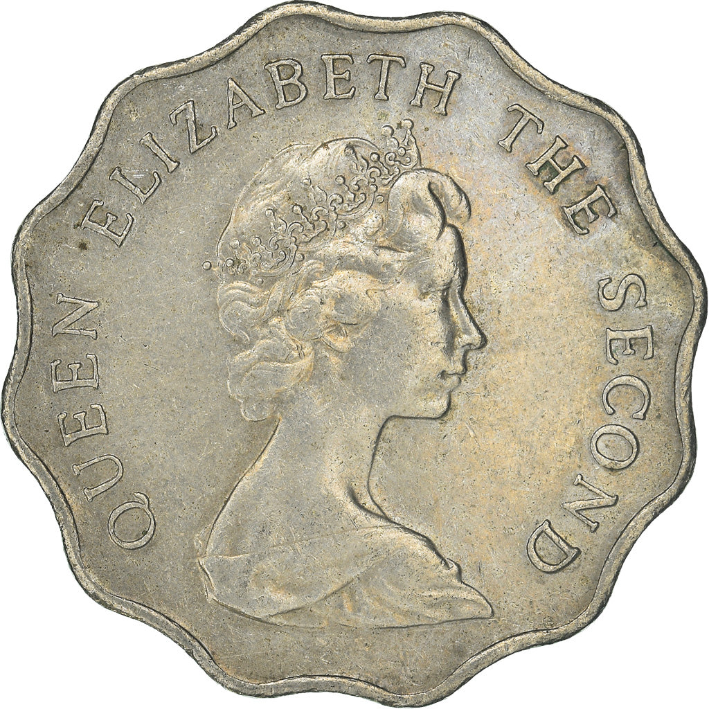 Coin, Hong Kong, 2 Dollars, 1981