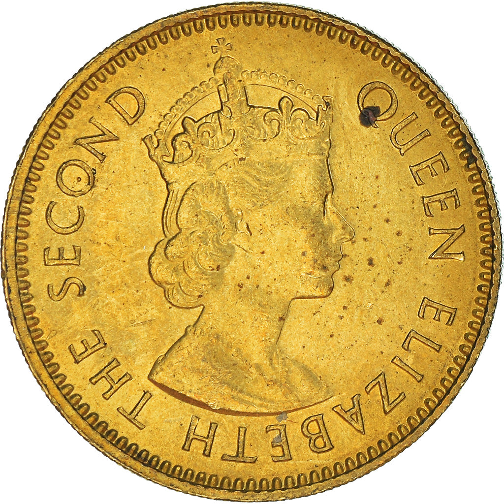 Coin, Hong Kong, 10 Cents, 1968