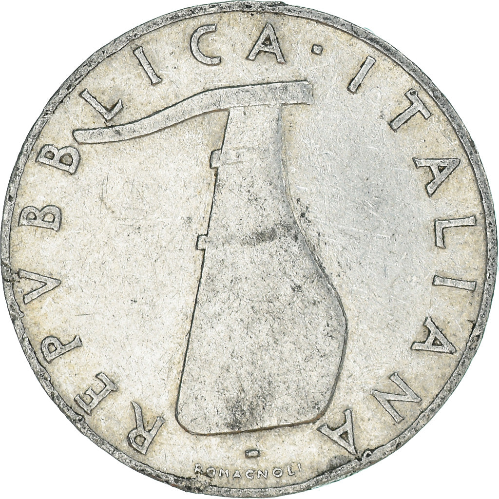 Moeda, Itália, 5 Lire, 1953
