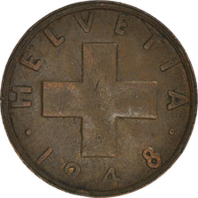 Moneta, Svizzera, 2 Rappen, 1948