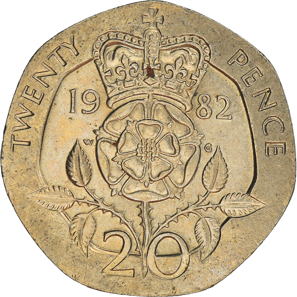 Münze, Großbritannien, 20 Pence, 1982