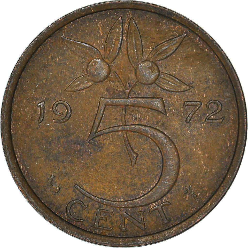 Münze, Niederlande, 5 Cents, 1972