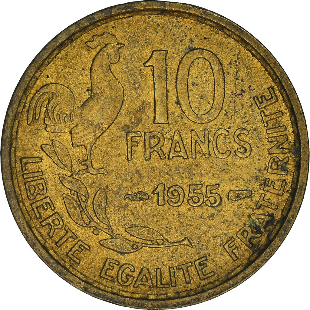 Coin, France, 10 Francs, 1955