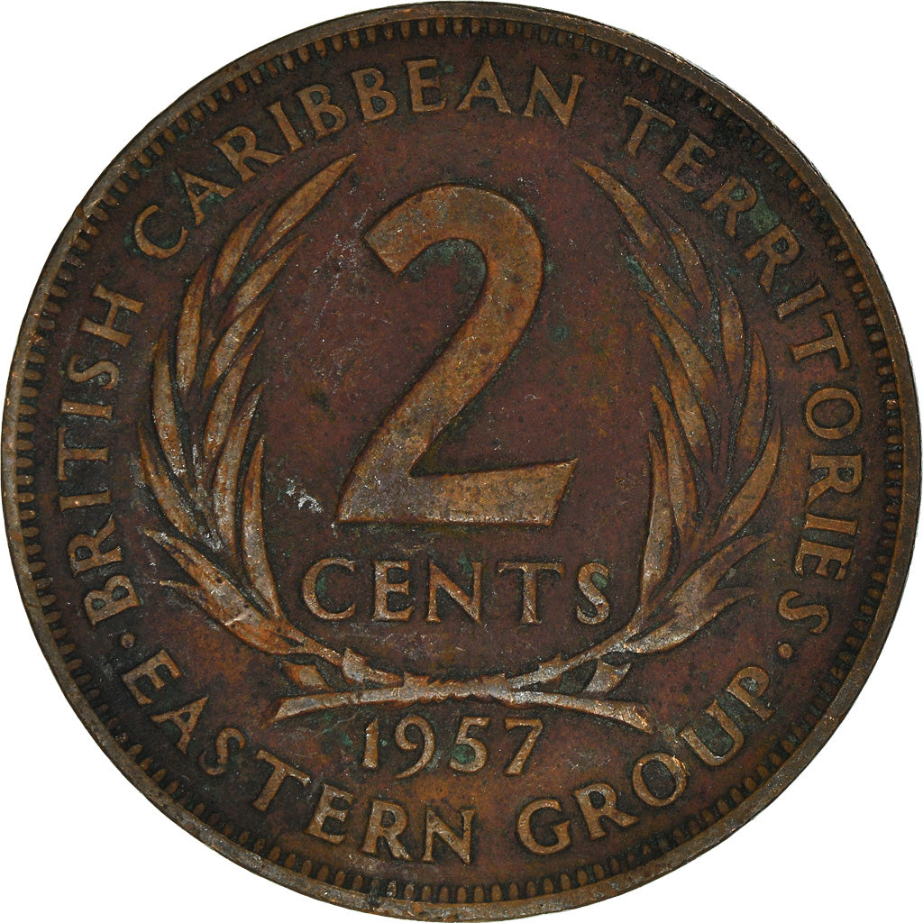 Münze, British Caribbean Territories, 2 Cents, 1957-1963