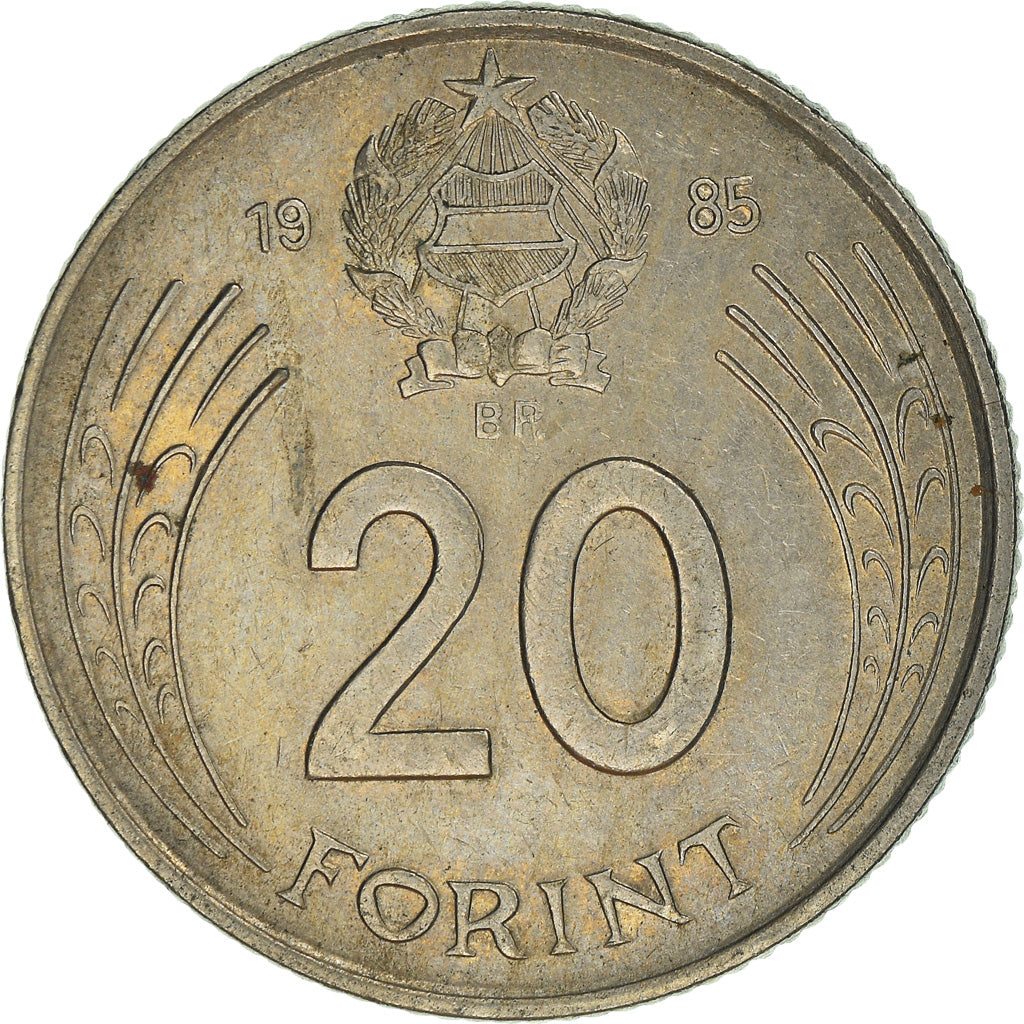 Moneta, Ungheria, 20 Forint, 1985