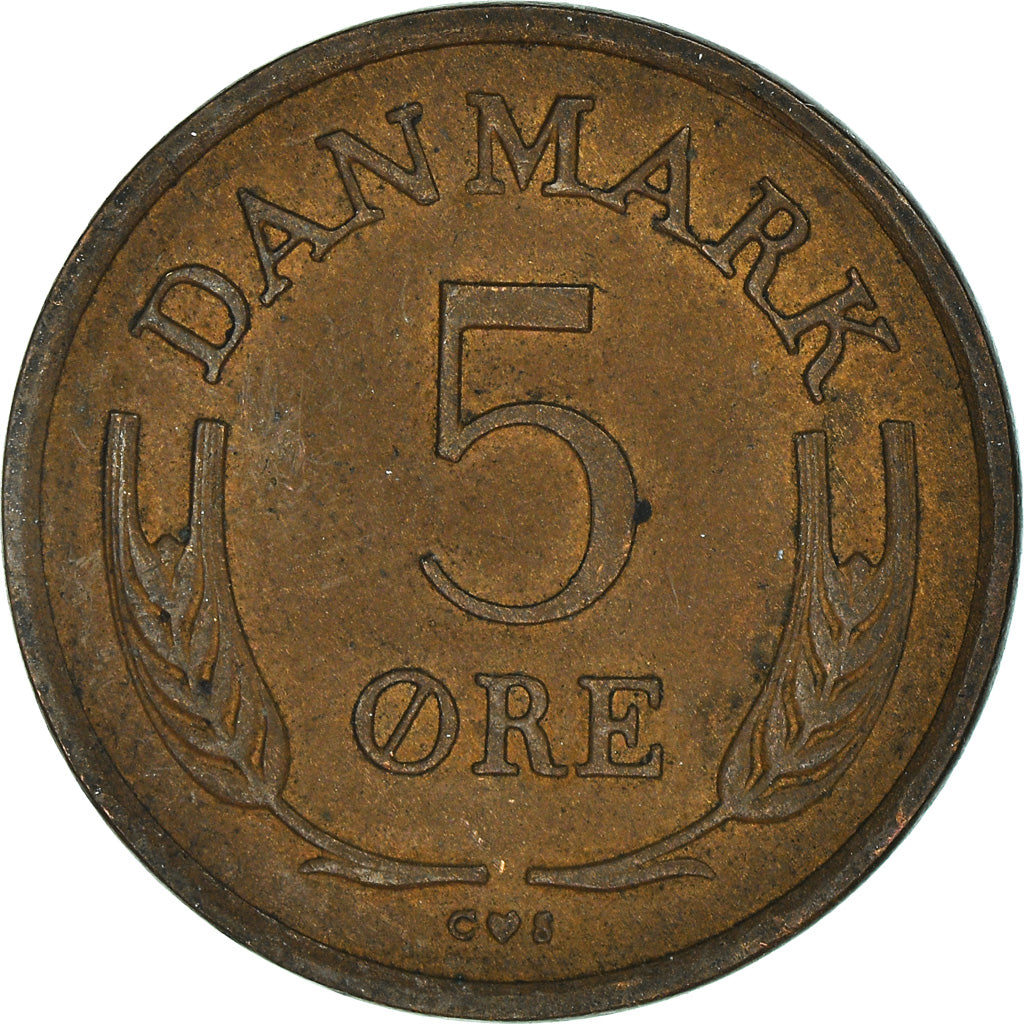 Coin, Denmark, 5 Öre, 1963