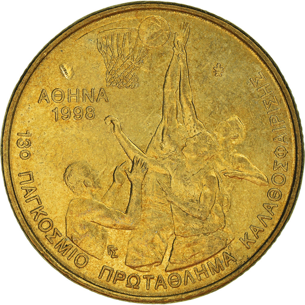 Moneda, Grecia, 100 Drachmes, 1998