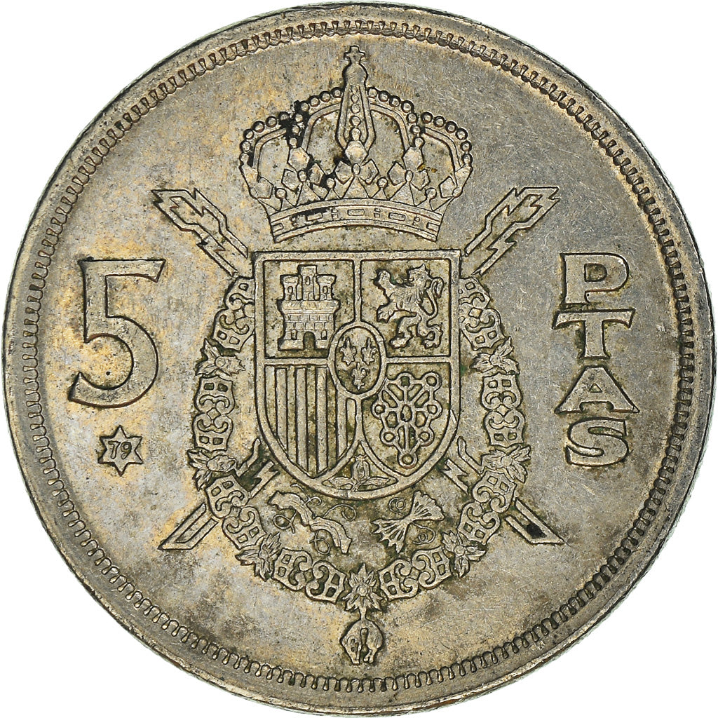 Moeda, Espanha, 5 Pesetas, 1979