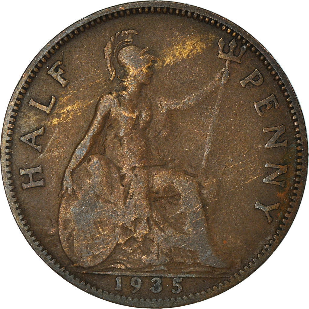 Moneta, Wielka Brytania, 1/2 Penny, 1935