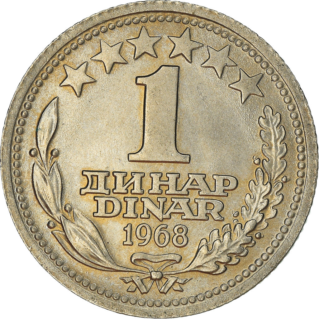 Munten, Joegoslaviëe, Dinar, 1968