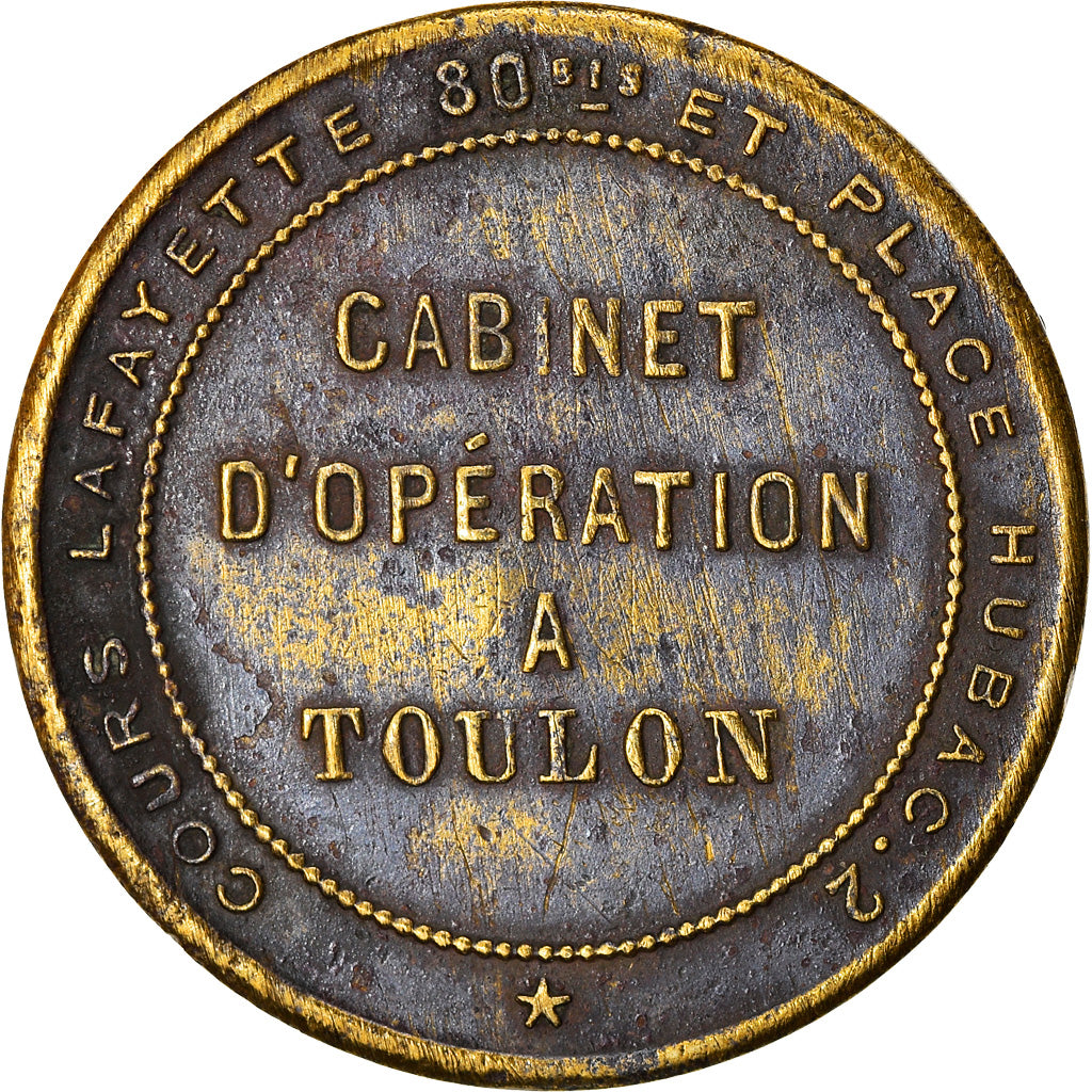 Frankreich, Token, Rouil, Dentiste à Toulon, Medicine, SS, Kupfer