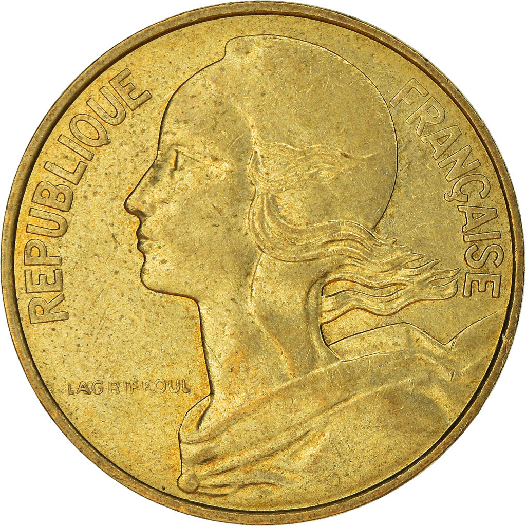 Moneta, Francia, 10 Centimes, 1983