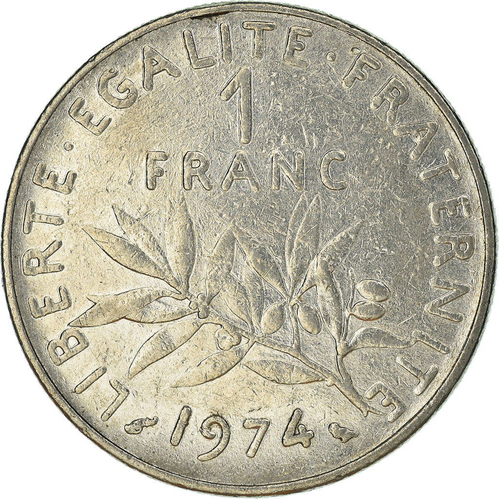 Monnaie, France, Franc, 1974