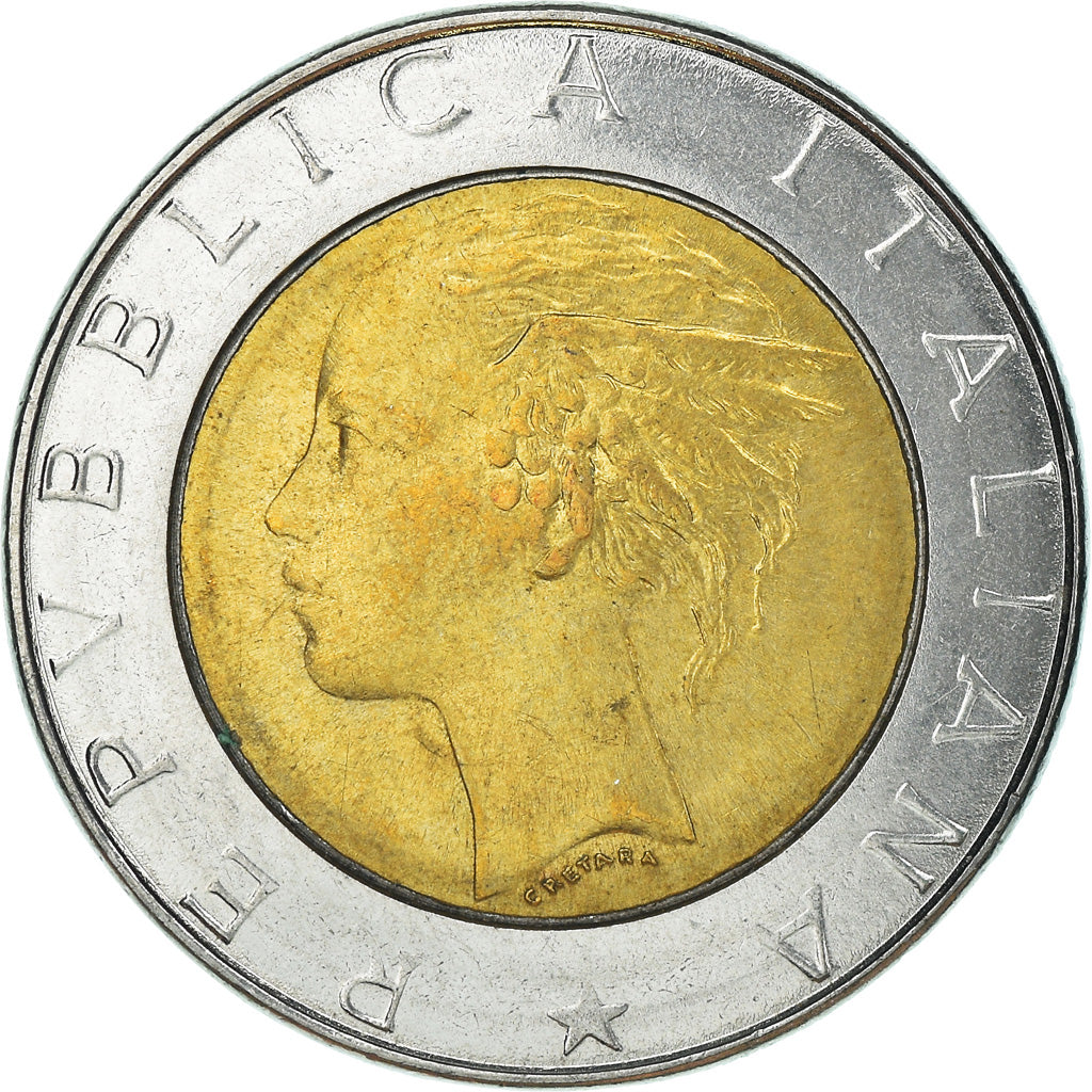Coin, Italy, 500 Lire, 1986