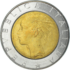 Coin, Italy, 500 Lire, 1986