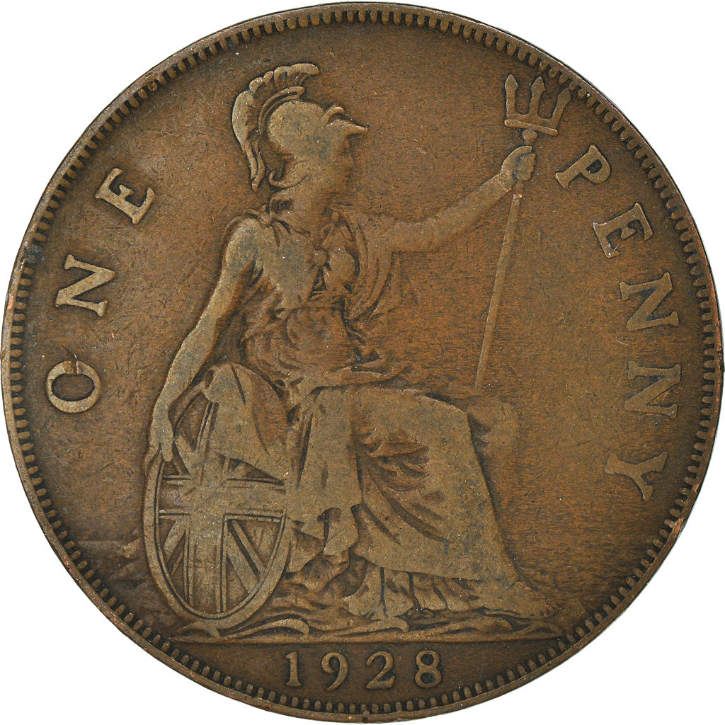 Moeda, Grã-Bretanha, Penny, 1928