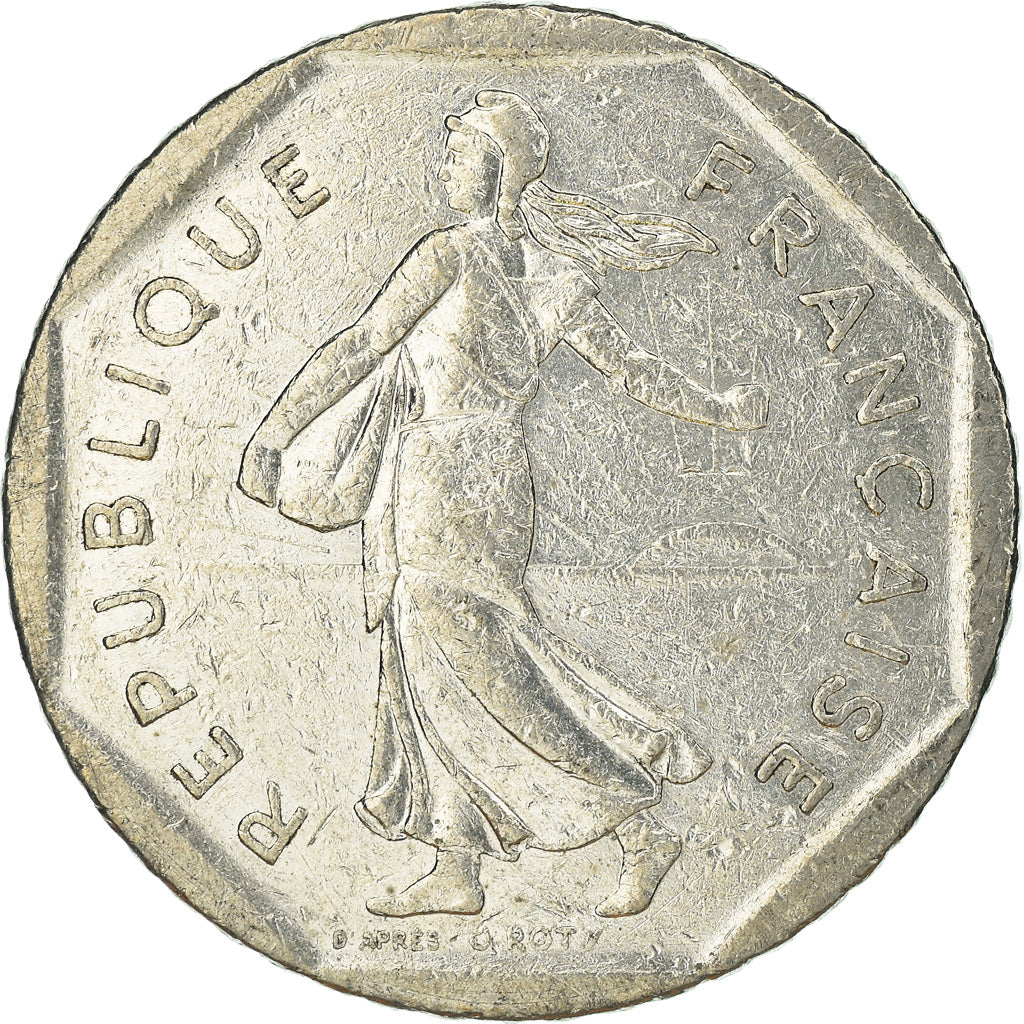 Moeda, França, 2 Francs, 1982