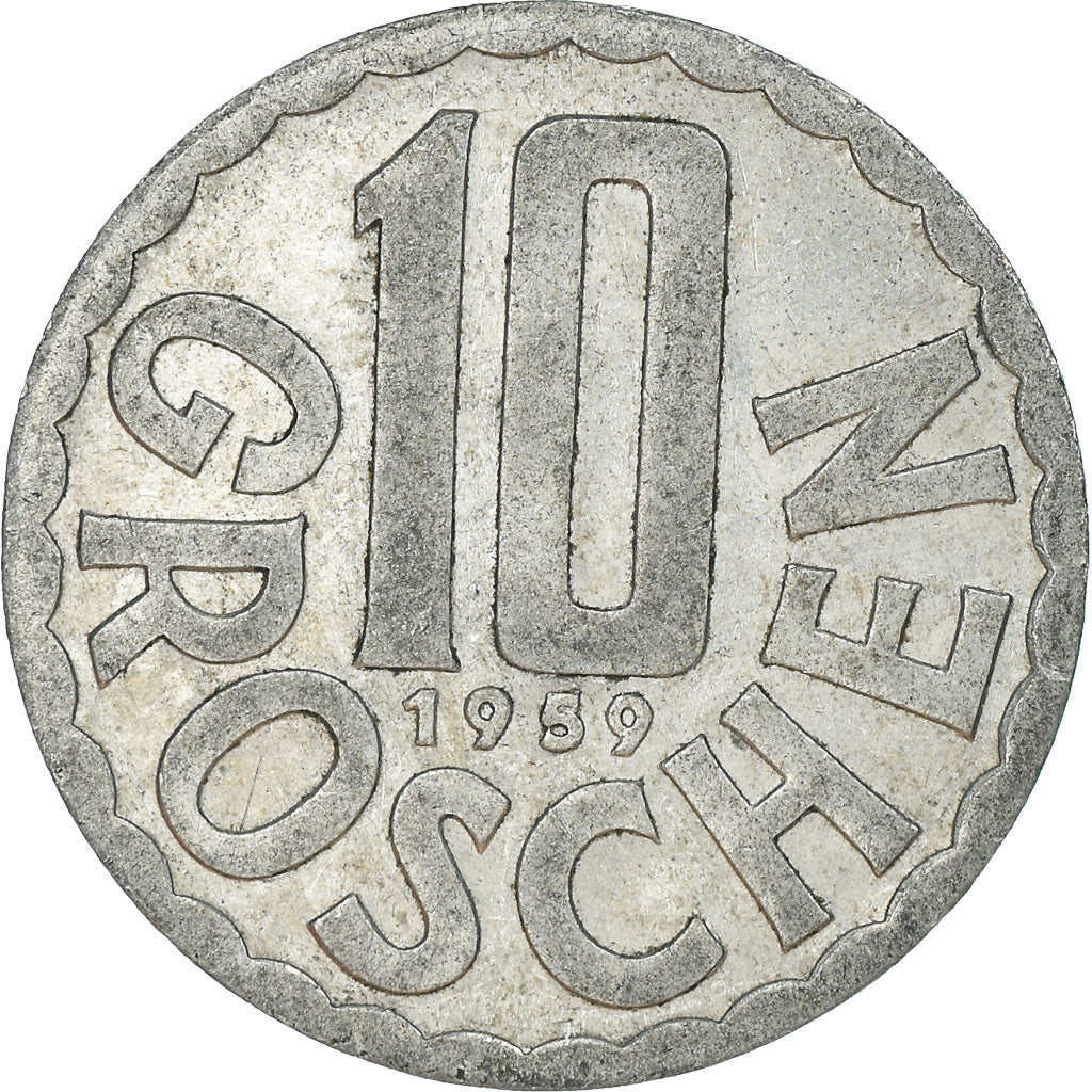 Monnaie, Autriche, 10 Groschen, 1959