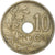Moneda, Bélgica, 10 Centimes, 1927