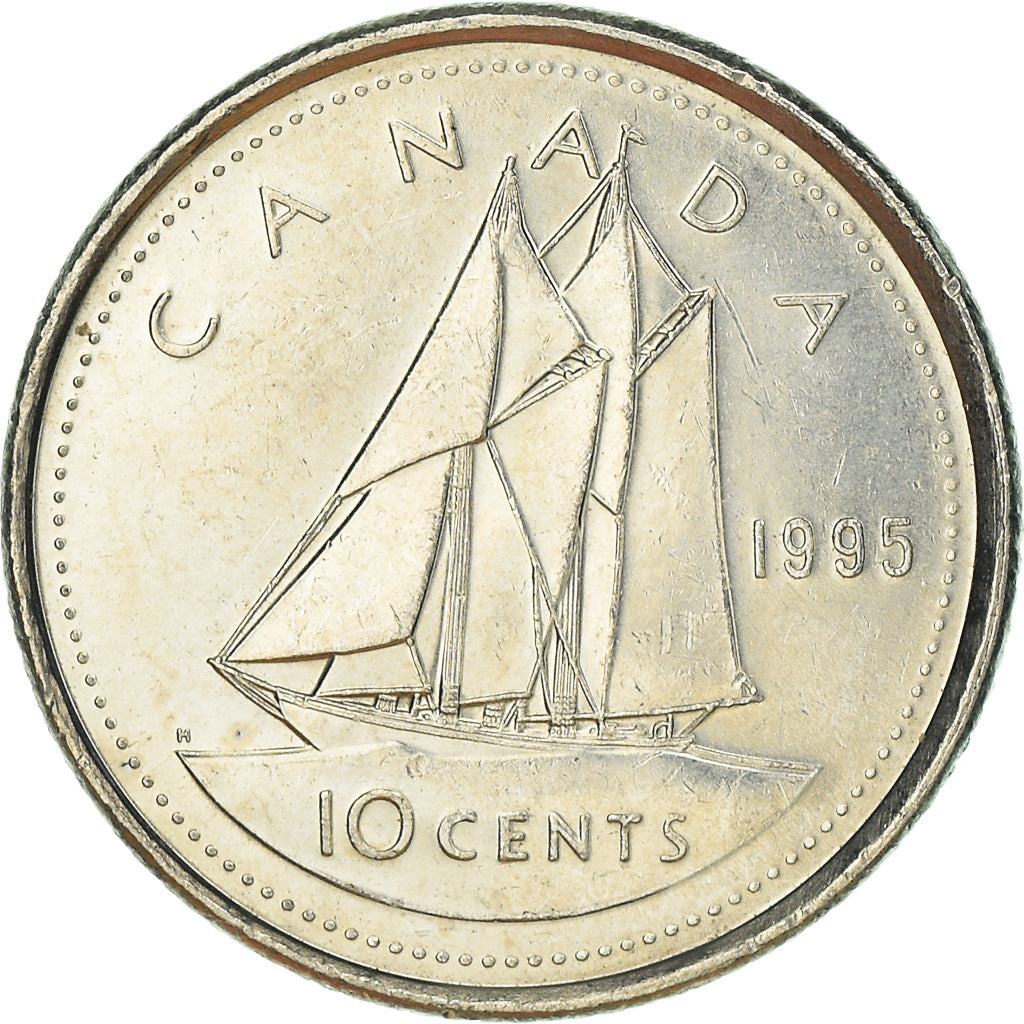Moneta, Canada, 10 Cents, 1995