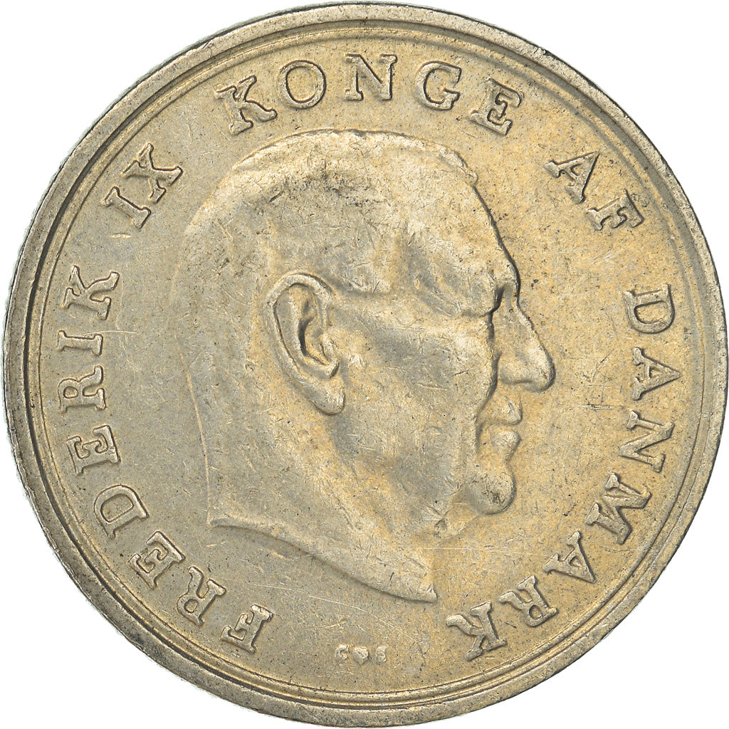 Munten, Denemarken, Krone, 1965