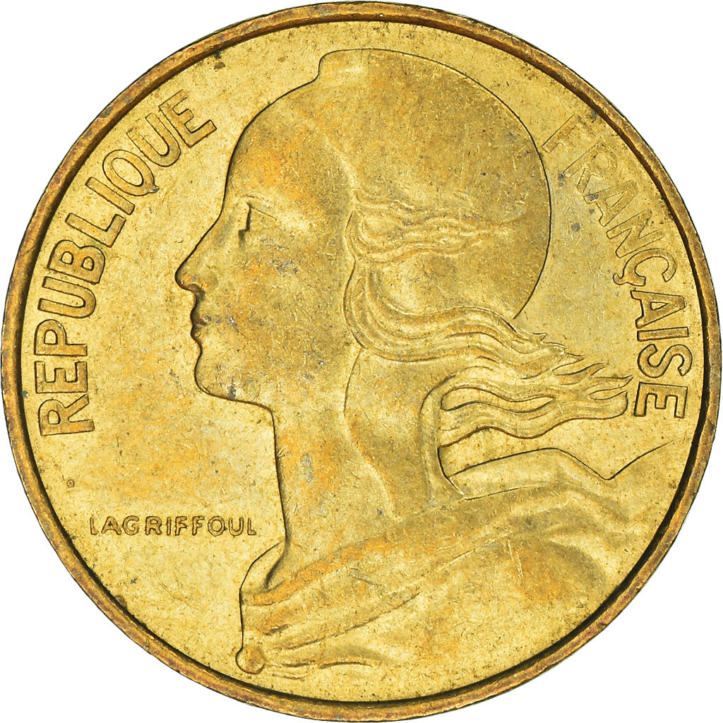 Coin, France, 10 Centimes, 1975