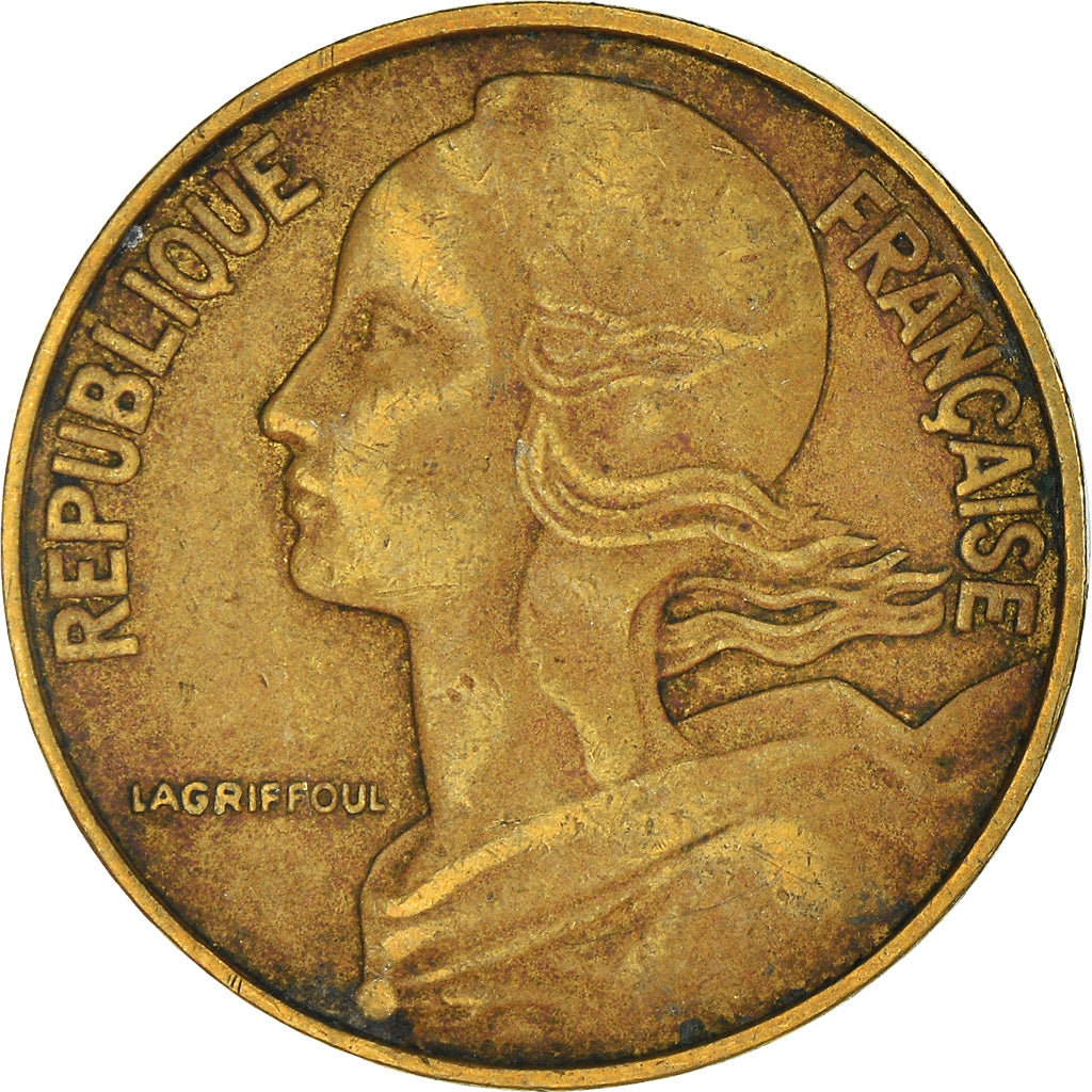 Moneda, Francia, 20 Centimes, 1973