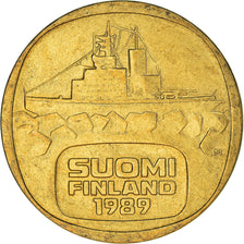 Moneta, Finlandia, 5 Markkaa, 1989