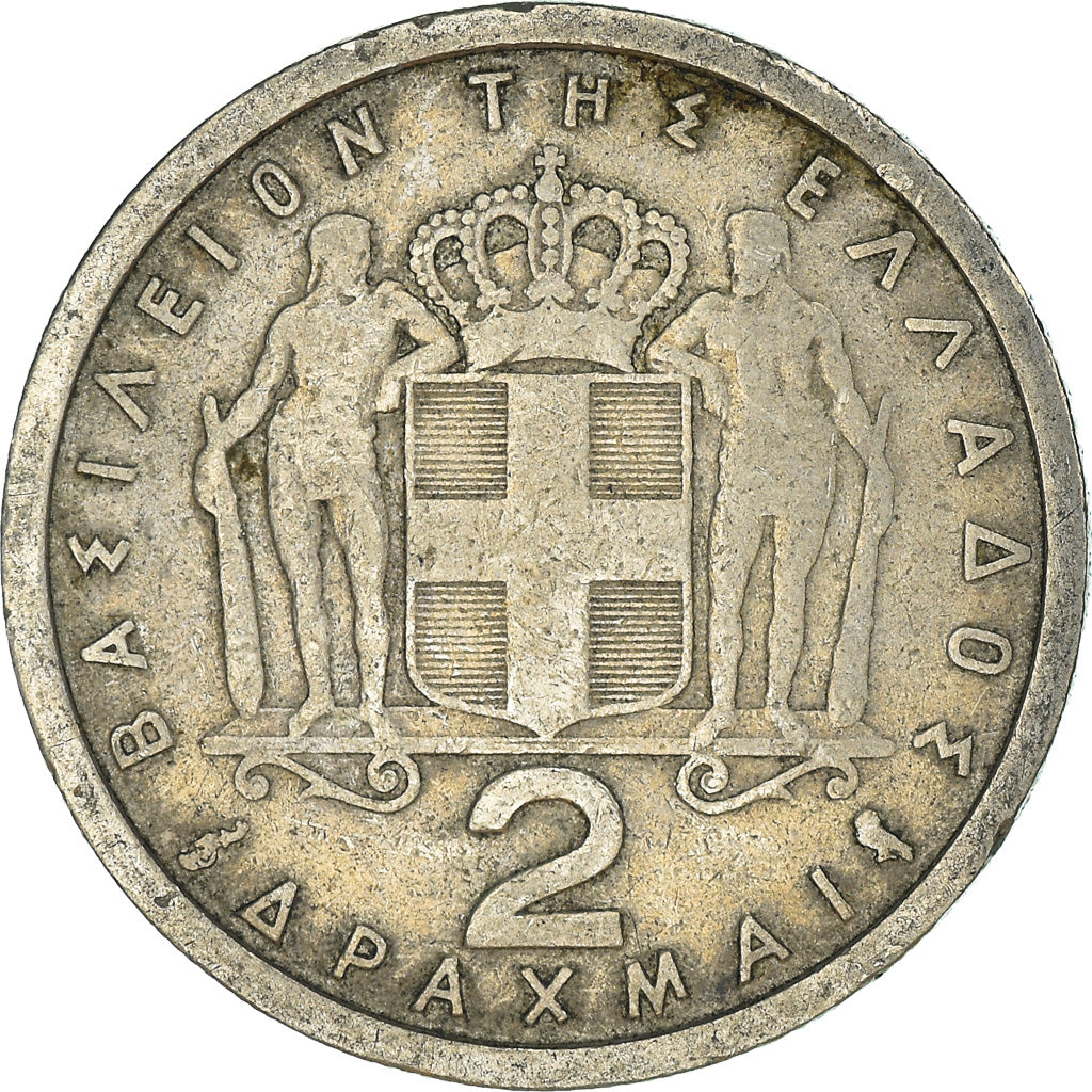 Münze, Griechenland, 2 Drachmai, 1962