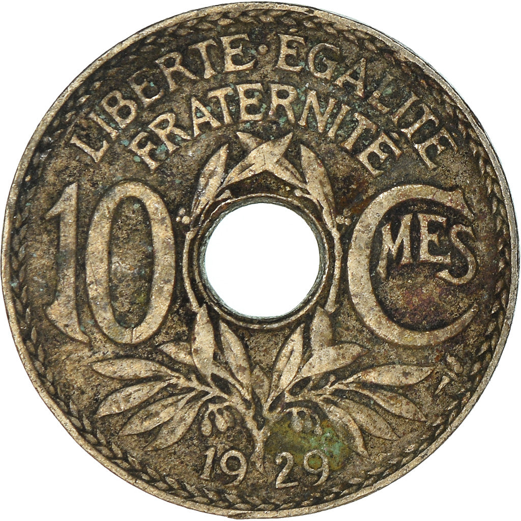 Moneta, Francia, 10 Centimes, 1929