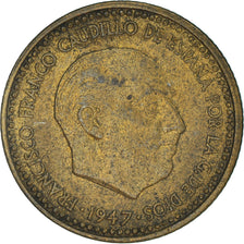 Moneda, España, 1 Peseta, 1947