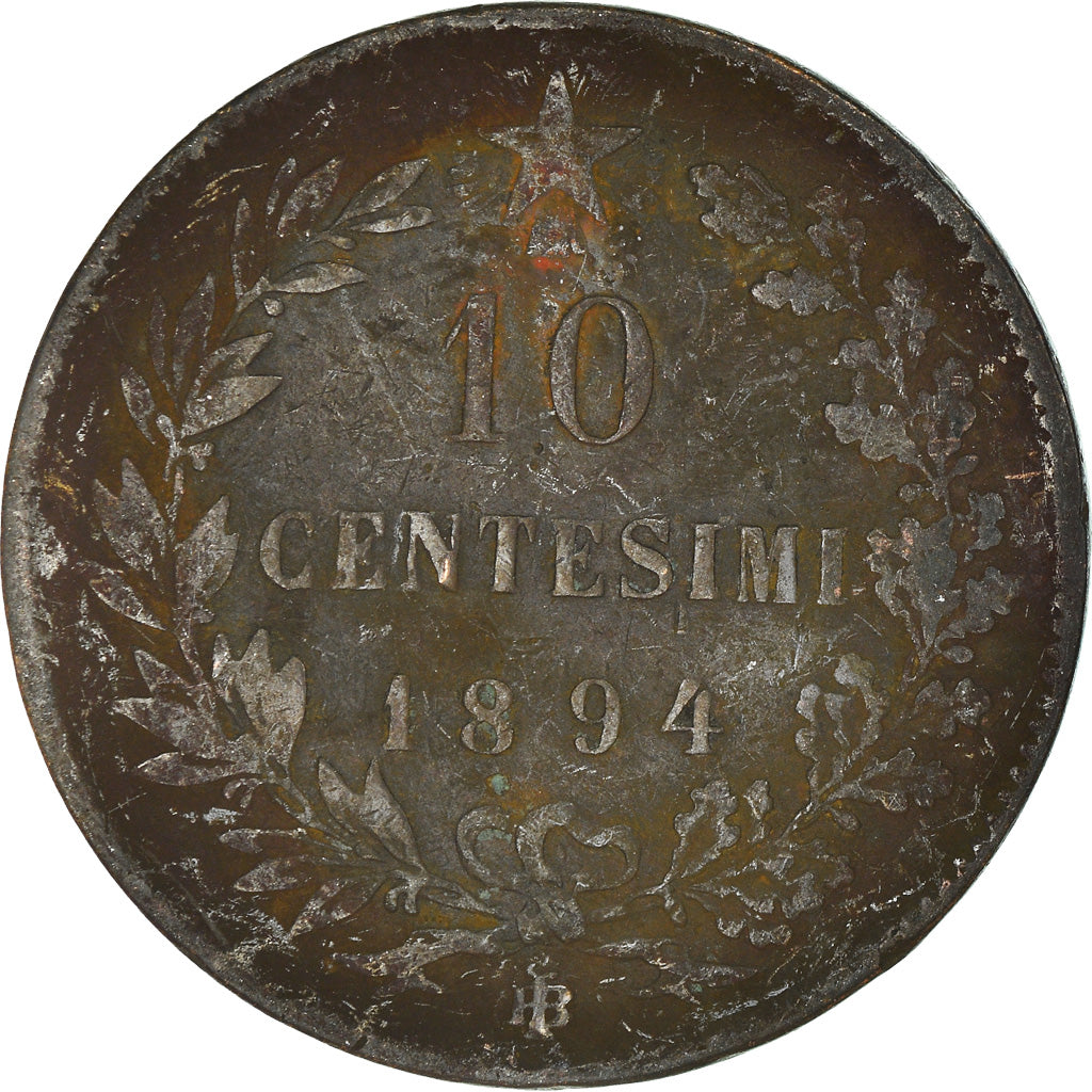 Munten, Italië, 10 Centesimi, 1894