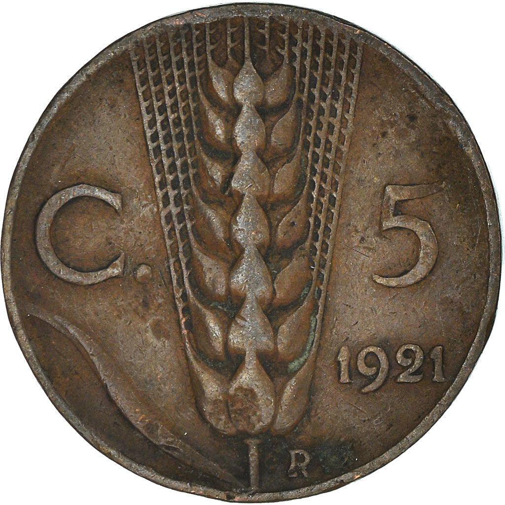 Moneda, Italia, 5 Centesimi, 1921