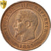 Moneta, Francia, Napoleon III, Napoléon III, 10 Centimes, 1853, Lille, PCGS