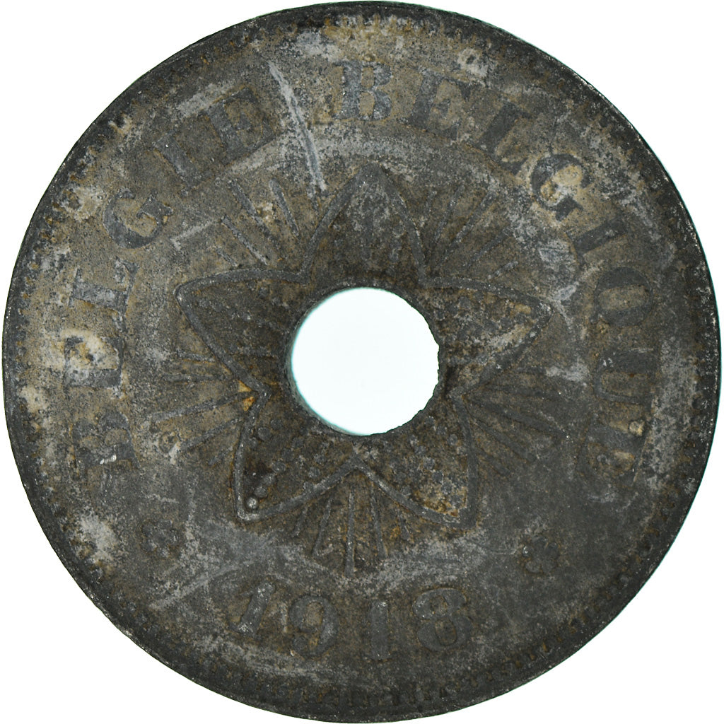 Moneda, Bélgica, 50 Centimes, 1918